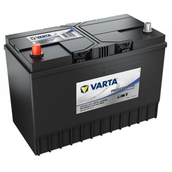 VARTA Fritidsbatteri 12V 120AH 780CCA (349x175x236mm) +venstre L